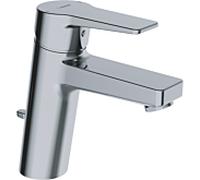 Hansa Armaturen Mitigeur lavabo Hansatwist XL 09012283 – Chromé, avec vidage, saillie 123 mm
