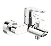 Hansa Hansavantis mitigeur bain 52442263 apparent, raccords S, bec 154mm, chromé