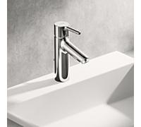 Hansa Armaturen Mitigeur de lavabo HANSAVANTIS XL, levier à goupille, vidage, saillie 114 mm, chromé