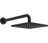 HANSA HANSAVIVA Douche de tête, 200x200 mm, débit éco, montage mural, 4426024033, Couleur: noir mat