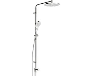 Hansa Hansaviva système de douche 44180300 ensemble de douche à barre murale, longueur totale 120,2 cm, montage mural, chromé