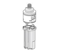 Hansa Inverseur - commutation automatique douche/bain, 59914116,