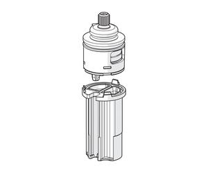 Hansa Inverseur - commutation automatique douche/bain, 59914116,
