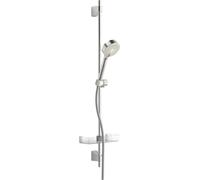 Hansa Hansabasicjet kit de douche murale, longueur 960 mm, technique anti-calcaire, 3 jets, douchette Ã main diamÃštre 95 mm, 44670133, Coloris: chrome - 44670133