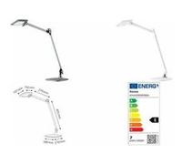 Hansa Lampe de bureau à LED E-Motion, argent G