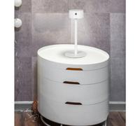 HANSA Lampe de bureau à LED rechargeable Flare ombre, blanc