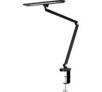 Hansa Lampe de bureau à LED 'Zirkon', à pince, noir Noir G