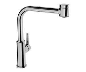 HANSA Mélangeur monotrou Hansa SPT-EH HANSARONDA DN 15 Vaisselle extractible chromé Quantité:1