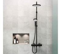 Hansa Micra Colonne de douche en applique avec mitigeur thermostatique, 4435013033,