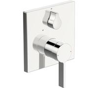 Hansa - Mitigeur Baignoire, Classeur à Levier Unité Fonctionnelle Simple Loft de Bain 8760 Chrome, 87603003