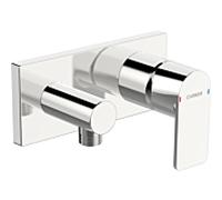 HANSA HANSASTELA Set de finition robinetterie de douche Mitigeur monocommandé, coude de raccordement mural, 44569573