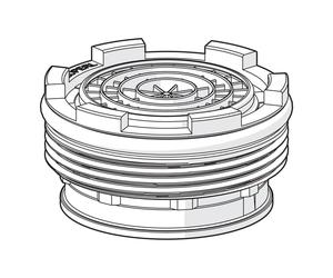 Hansa Mousseur pour Ronda Mitigeur monotrou à levier pour lavabo 03012173, 59913130,