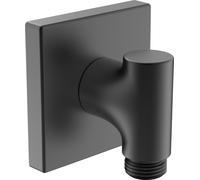 HANSA Oras Group Coude de raccordement mural, 75x75mm, 290023-33, Couleur: Noir mat