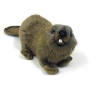 Hansa Peluche Castor Couché 22cmL