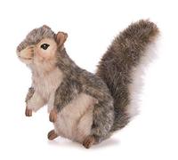 Hansa Peluche Ecureuil Gris Dressé 22cmH
