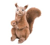 Hansa Peluche Ecureuil Roux Dressé 24cmH