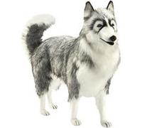 Hansa Peluche Geante Husky 70cmH 90cmL Jaune G
