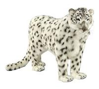 Hansa Peluche Geante Leopard Des Neiges 95 Cm H Et 122 Cm L
