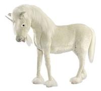 Hansa peluche Geante Licorne 100 cm H Jaune G
