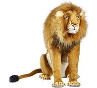 Peluche géante - Hansa - Lion - 94 cm - Beige - Mixte