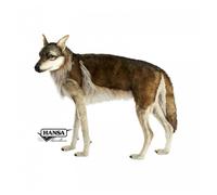 Hansa peluche geante Loup 4 Pattes 105cmL Multicolore