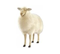 Hansa peluche geante mouton ecru 90 cm h 100 cm l
