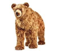 Hansa Peluche Geante Ours Brun 4 Pattes 80 Cm H Et 135 Cm L