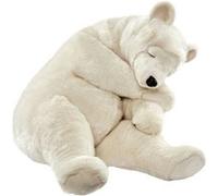 Hansa Peluche Geante Ours dormeur 150 cm H Jaune G