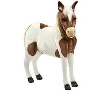 Hansa Peluche Geante Poney 100 cm H et 100 cm L Marron G
