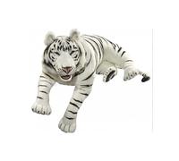peluche Geante Tigre Blanc Couche 150 cm L