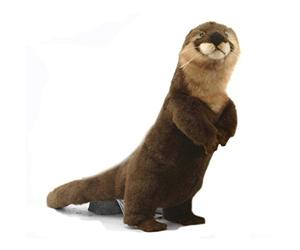 Hansa Peluche Loutre Dressé 37cmH