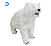 Hansa Peluche Geante Ours Polaire 4 Pattes 65 Cm H 105 Cm L