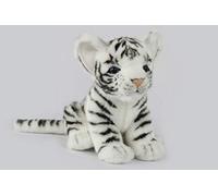 Hansa - Peluche Tigre Blanc Bébé Assis 20cmH/20cmL