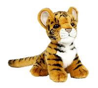 Hansa - Peluche Tigre Brun Bébé Assis 18cmH (remplace 3421)