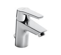 Hansa HANSAPOLO Mitigeur de lavabo, support de chaîne avec chaîne, sans garniture de vidage, saillie 103mm, 5140229300676 - 51412293