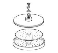 Hansa Bouton de douche, complet, 59912432,
