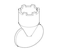 cache clé Hansa M16,5 x 2000 59913242 pour aérateur, M 16,5x1mm