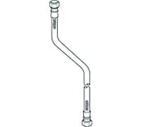 Hansa raccord tuyau de pression 1000mm 59912246 L=1000, G3/4xG3/4