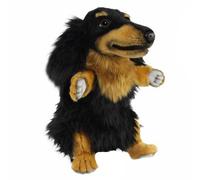 Hansa Realistic Dog Puppet Stuffed Animal Soft Plush Toy for Ages 3+ and Up