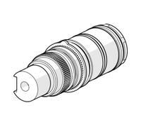 Hansa Armaturen Pièce de commande du thermostat Hansatempra 59911525 sans régulation de quantité