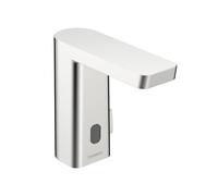 Hansa Armaturen Mitigeur de lavabo HANSASTELA sans contact pile 6V bec 105 mm chromé 57162279