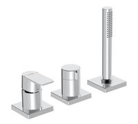 Hansa Stela Robinetterie sur gorge de baignoire, Mitigeur monocommande, 57319473,