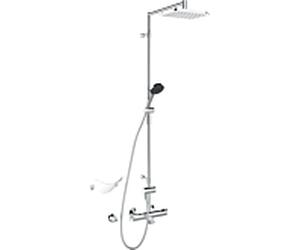 Hansa système de douche Hansafit 65162101 Hansafit apparent, avec mitigeur thermostatique