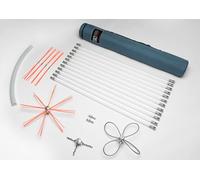 HANSA Tornado PRO Système de nettoyage rotatif de cheminée, système de ramonage rotatif, kit de nettoyage de cheminée à balayage motorisé, ensemble pour le nettoyage professionnel de cheminée (8)