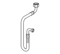 HANSA Tuyau de pression Hansa G3/4 pouce x G1/2 pouce Quantité:1