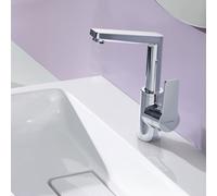 Hansa Armaturen Mitigeur lavabo Hansatwist 09542203 chromé, garniture de vidage, projection 130 mm