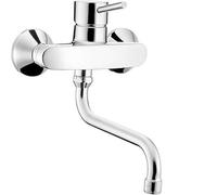 Hansa vantis Mitigeur de cuisine mural Poignée Pin Chrome (52532107)