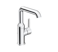 HANSA Mitigeur lavabo HANSAVANTIS Style – bec orientable, avec vidage, saillie 147mm, chromé