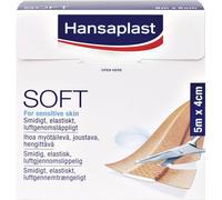 Hansaplast 1556526 Pansement Hansaplast SOFT (L x l) 5 m x 4 cm