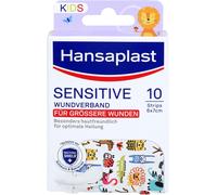 Hansaplast 48709 Hansaplast pansement SENSITIVE KIDS 48709 multicolore 60 x 70 mm, 10 pcs.